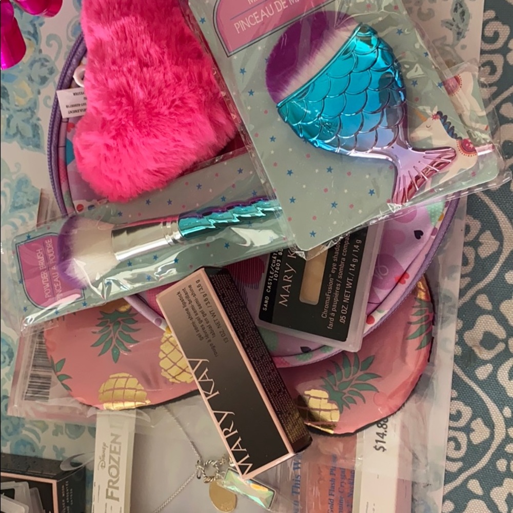 MaryKay and heart fuzzy heart key chain and more